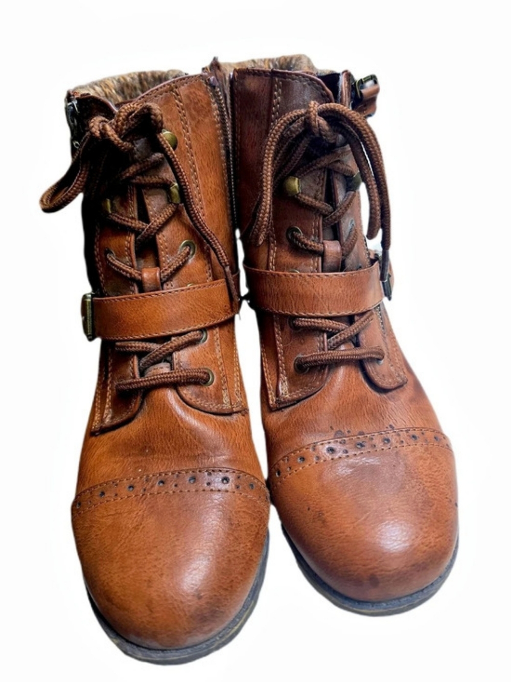 SO Brown Ankle Boots Size 8.5